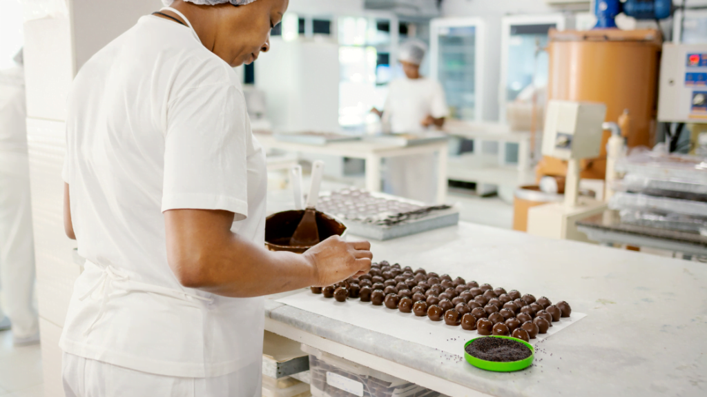 fábrica de chocolate